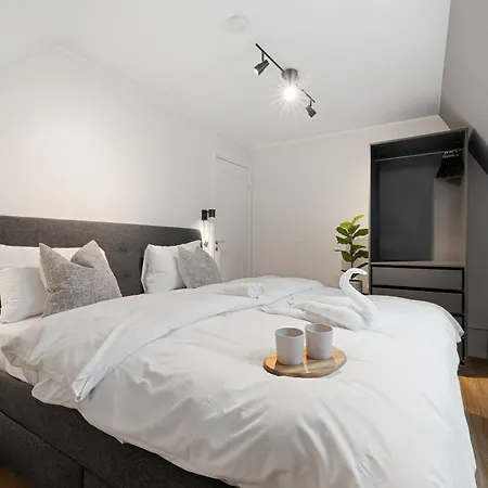 100sqm 5br Behind Bryggen - King Beds - Family Friendly Apartament