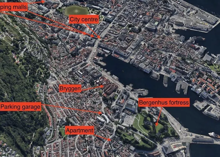 100sqm 5br Behind Bryggen - King Beds - Family Friendly Apartmán *