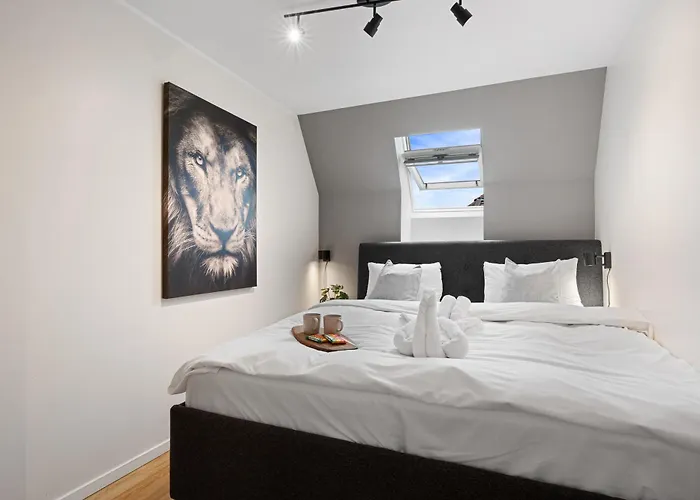 Apartmán 100sqm 5br Behind Bryggen - King Beds - Family Friendly *